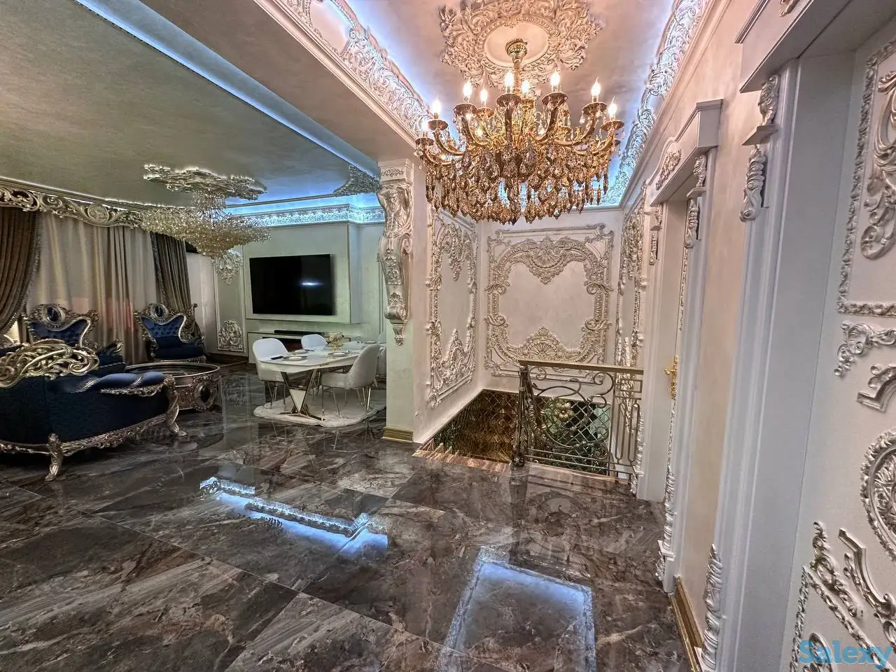 ЖК Parisien,5-комнатная-дуплекс,1/-1/8,176 м²,итальянская мебель, фотография 3