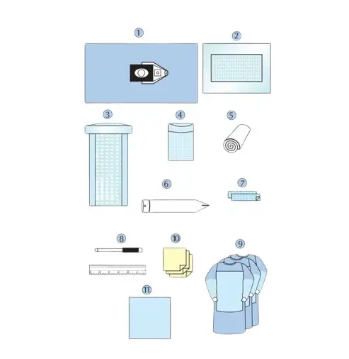 Комплект белья операционного для артроскопии dr. green's оптом, фотография 1