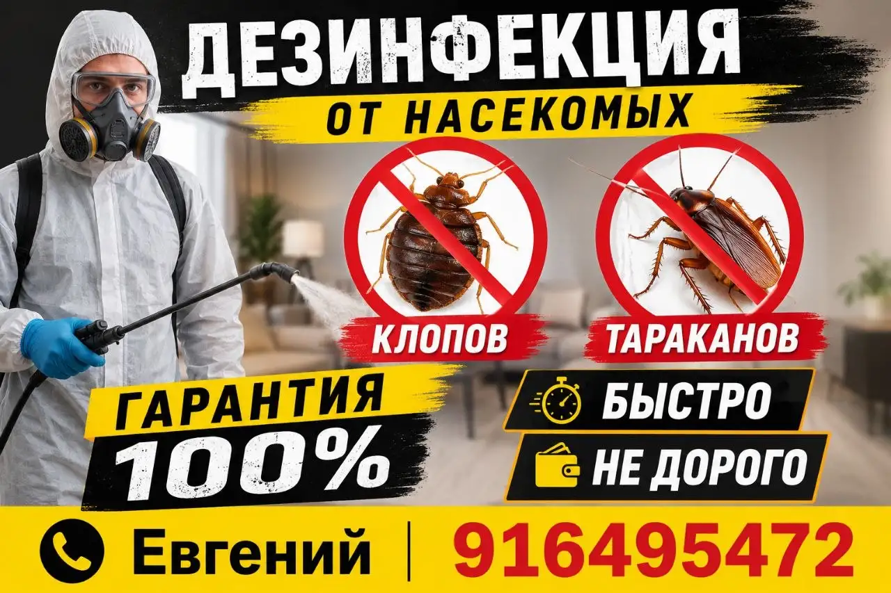 Дизъинфекцыя, фотография 1