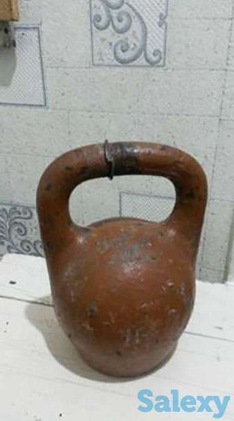 Продам Гирю СССР. Весом 16 кг., фотография 1