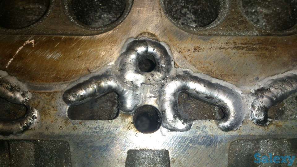 Аргон сварка. Опрессовка Головки ГБЦ., фотография 2