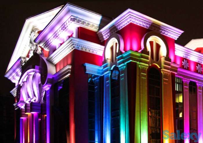 Иллюминация и фасадное освещений сданий., фотография 6