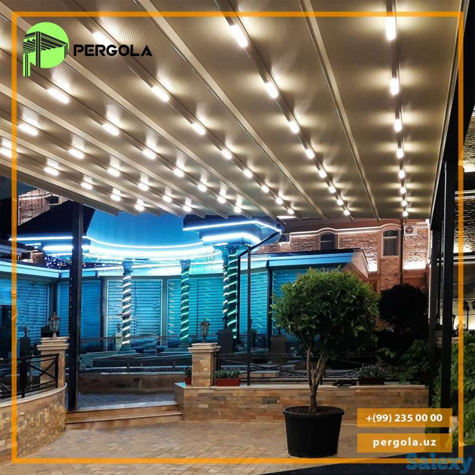 Раздвижные тентовые навесы «ПЕРГОЛА», фотография 2