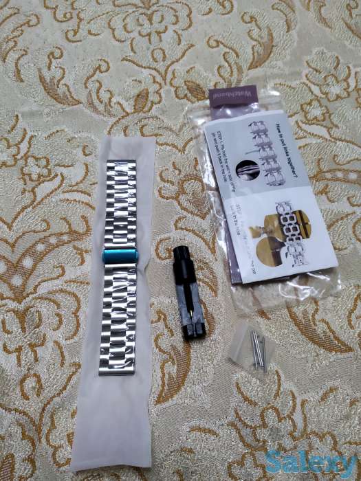 Ремешки для часов новые из нержавеющей стали цвет silver, фотография 2