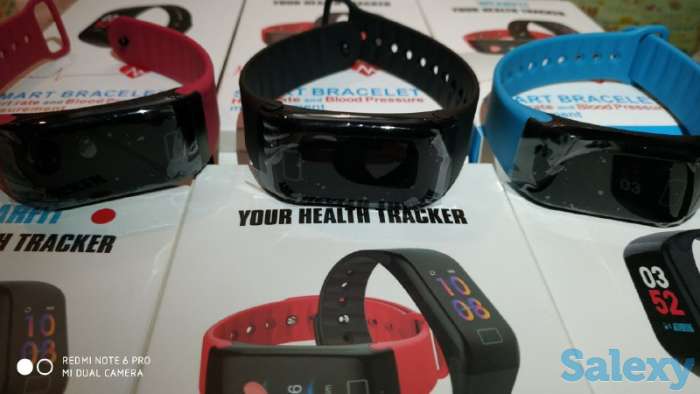 Умный браслет / Smart bracelet F1+. Оригинал. Цветной экран, фотография 1