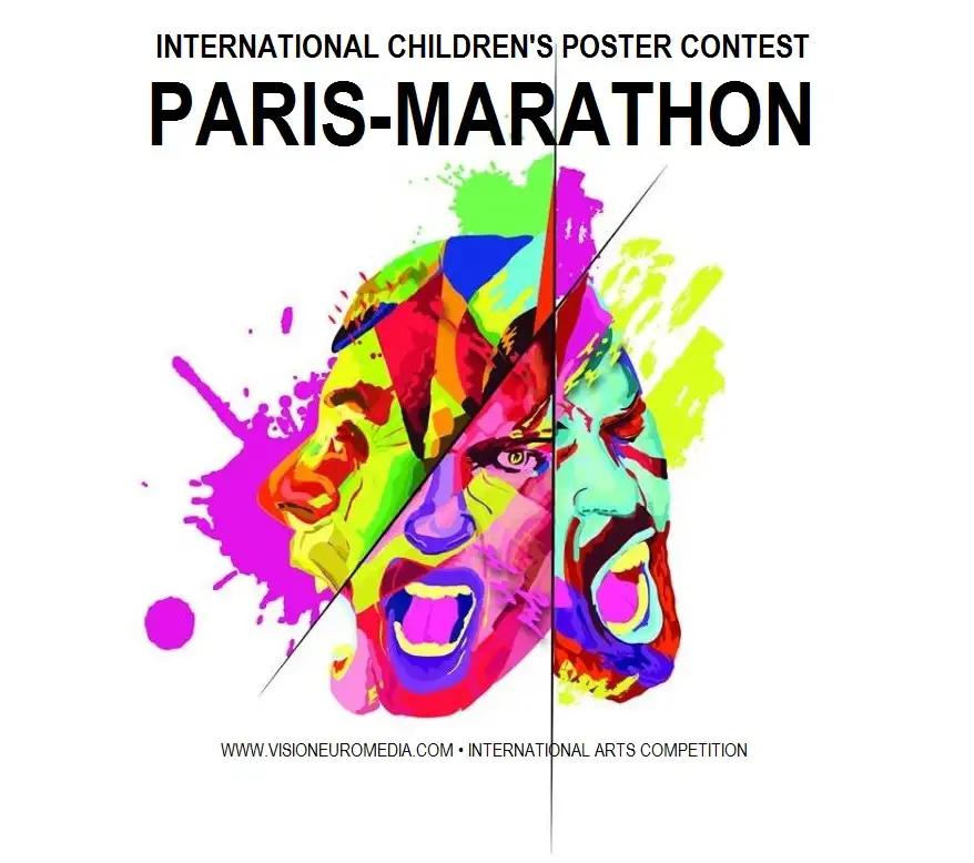 Международный детский конкурс плакатов Paris-Marathon, фотография 1
