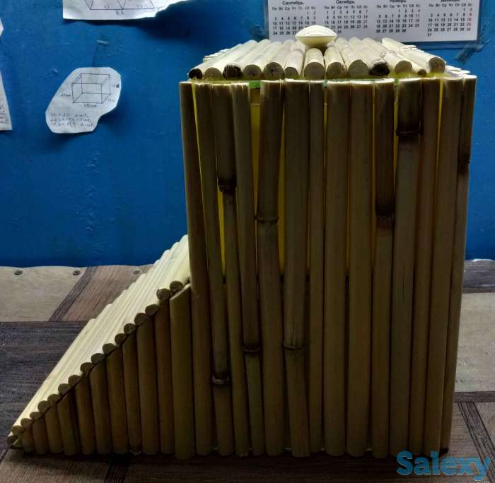 Двухэтажный домик оформленный камышом., фотография 6