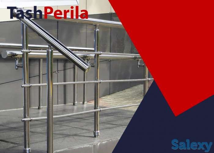 Металлические перила для лестниц на заказ в ташкенте, фотография 3