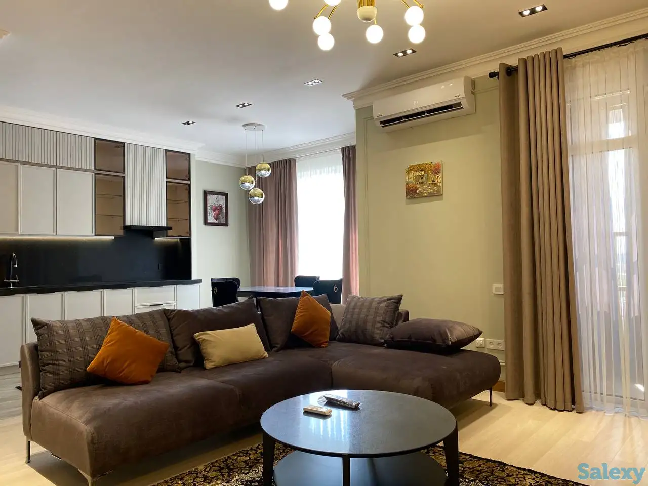 ЖК NRG Oybek,2-комнатная,76 м²,12/12,евроремонт,мебель,техника, фотография 2