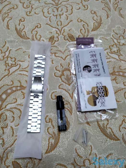 Ремешки для часов новые из нержавеющей стали цвет silver, фотография 3