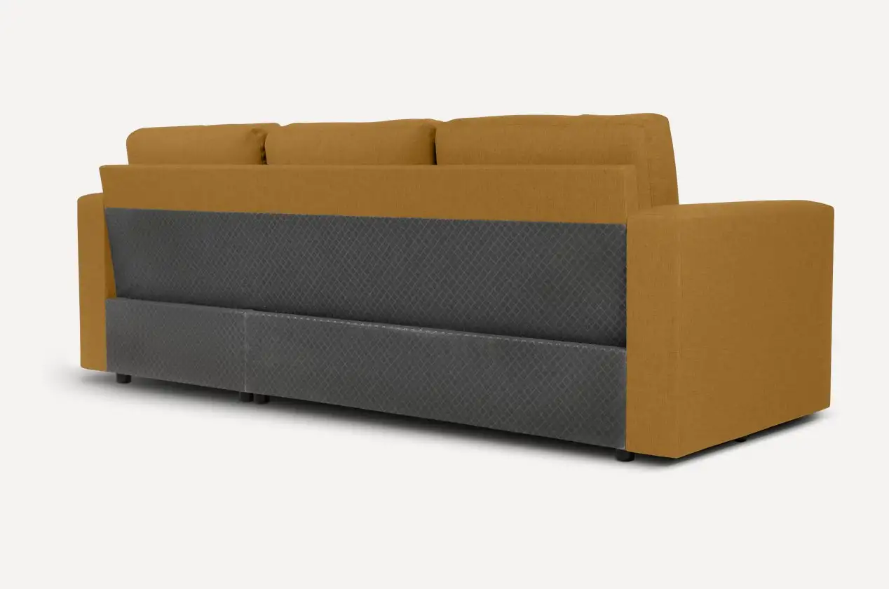 Диван Фишер угловой yellow для дома для офиса, фотография 6