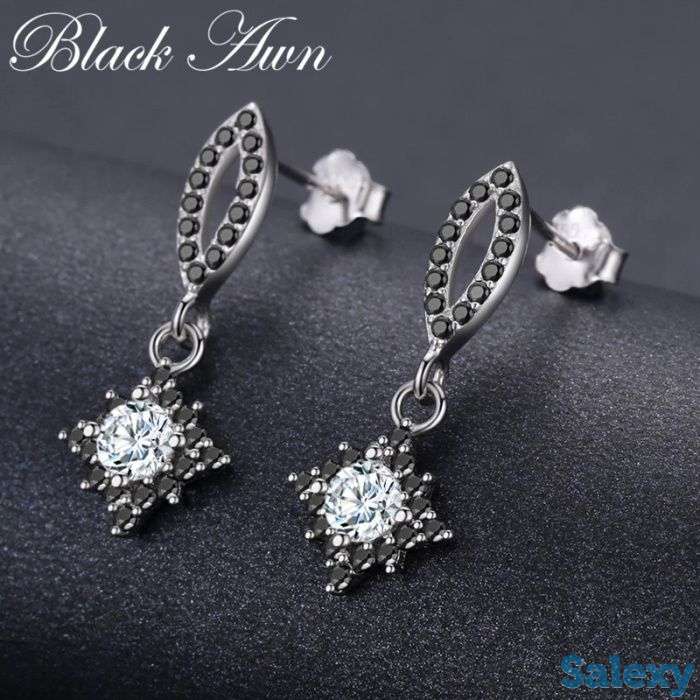 Серьги из стерлингово серебра 925 пробы, фотография 4