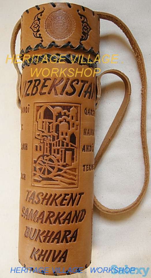 Кожаный тубус ручной работы., фотография 10