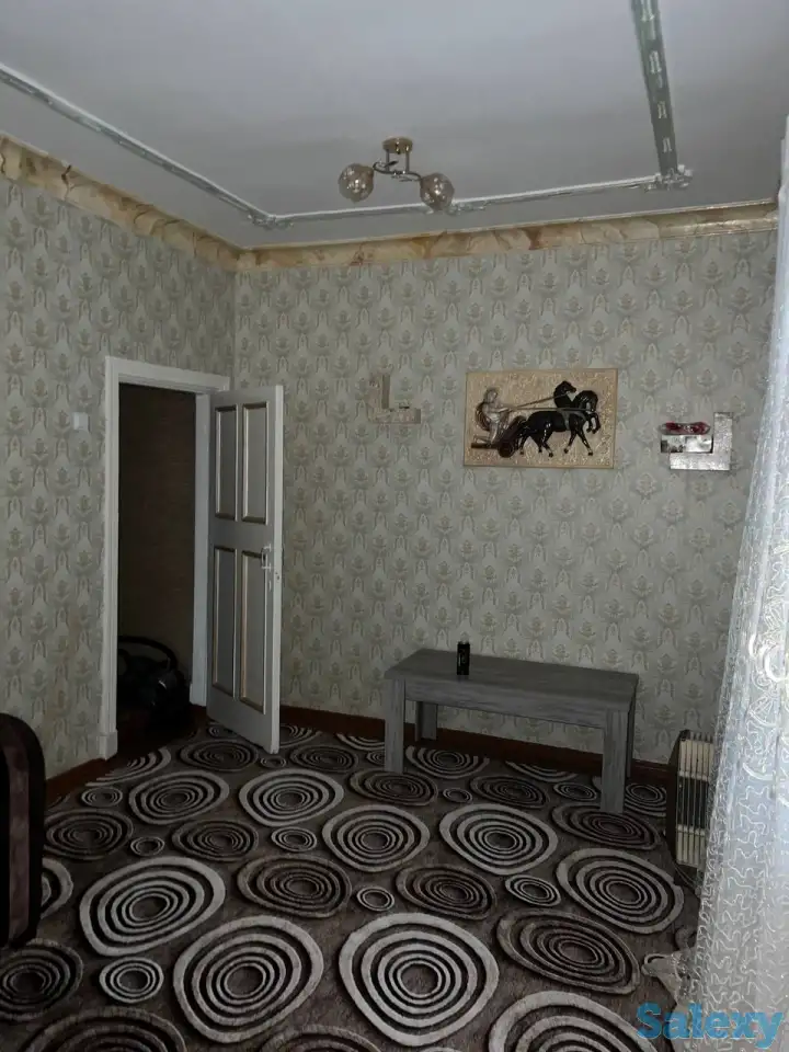 1- комнатная квартира за Ангреном, Янгиабад. Чистая, сантехника новая. Тел:, фотография 1