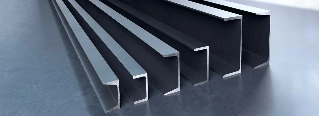 Швеллер алюминиевый П образный, Марка: АД31Т1; АД31Т..., s 1-15 мм, Размер1: 5-250 мм, Размер2: 6-200 мм, фотография 1