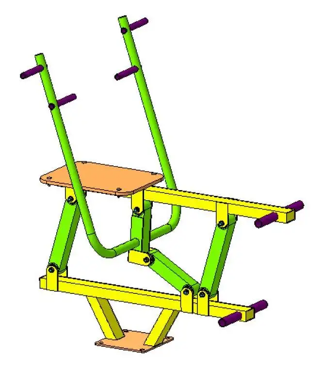 Уличные детские тренажеры от 6 лет тренажёры KiF, фотография 2