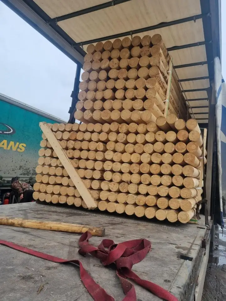 Производитель предлагает оцилиндрованное и окоренное бревно 10-16см без коры., фотография 6