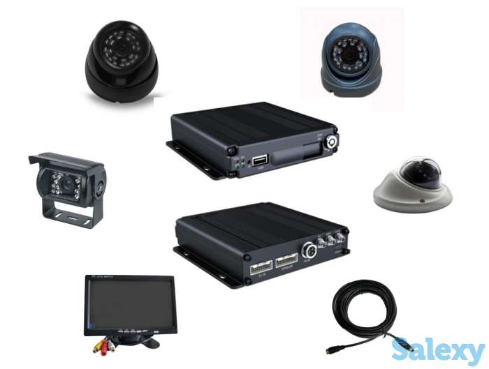 Автомобильный 4-канальный SD Card видеорегистратор бюджетный и качественный, фотография 1