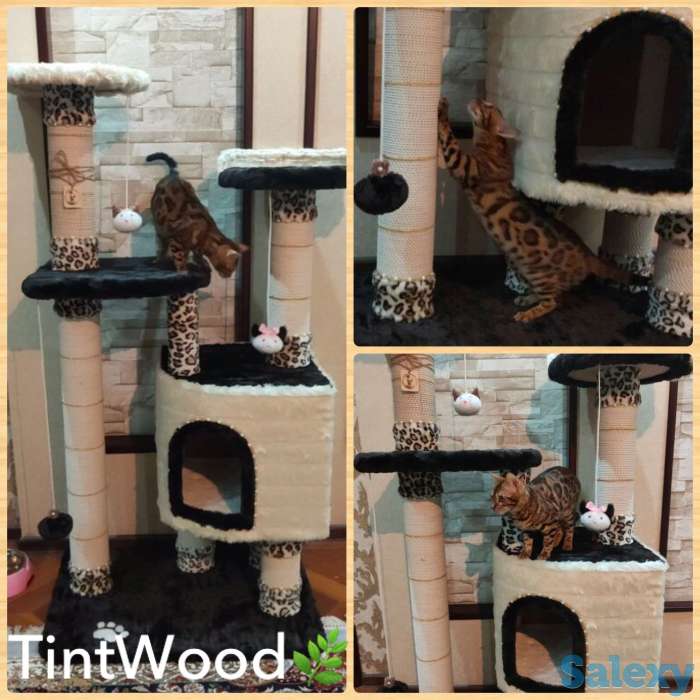 Когтеточка для кошки. Игровой комплекс для кошки. Дом для кошки., фотография 6