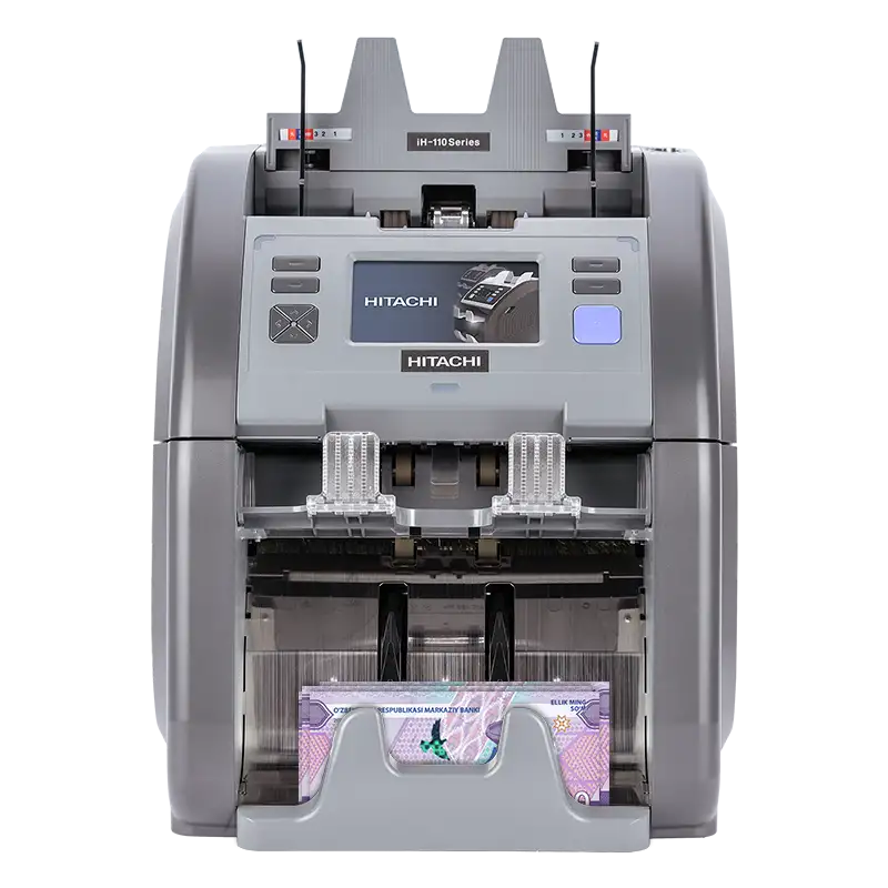 2-карманный сортировщик банктнот с функцией ветхости Hitachi 110F, фотография 1