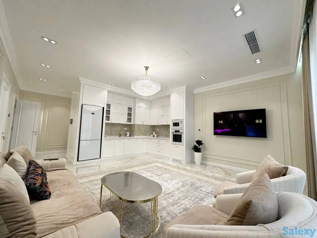 ЖК Мирабад Авеню,2-комнатная,7/12,77 м²,евроремонт,меб/тех, фотография 1