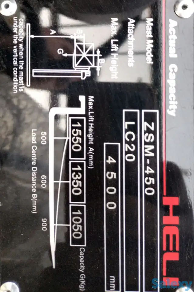 Дизельный вилочный погрузчик CPCD20 (кара 2т 4,5 метр), фотография 7