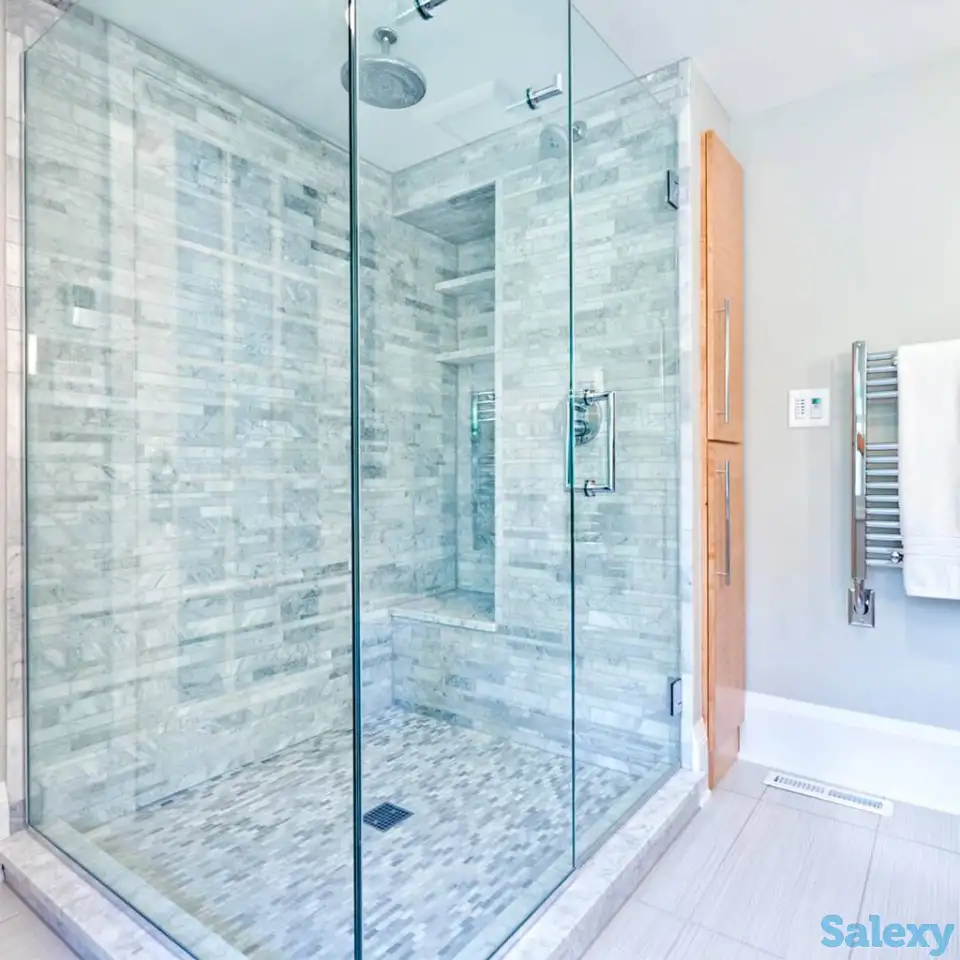 Душевые кабины стеклянные. Изготовление и установка, фотография 5