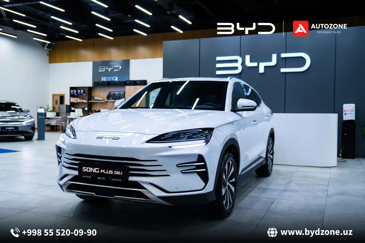 BYD SONG PLUS DM-i UzPride 110km Flagship AUTOZONE, фотография 9