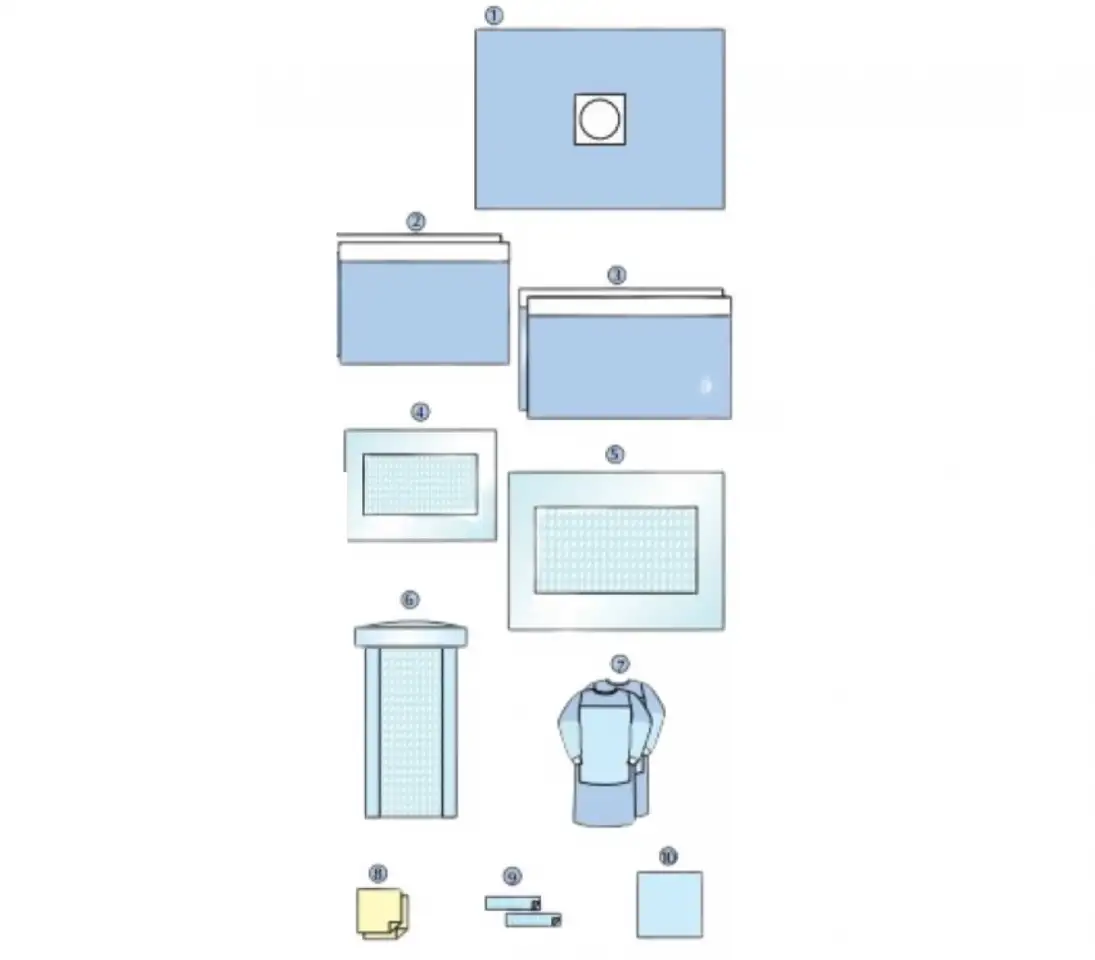 Комплект белья хирургического для операций на спинном мозге dr. green's оптом, фотография 1