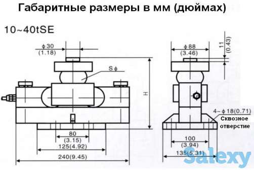 НМ9В - балочный двухопорный тензометрический датчик на изгиб., фотография 2