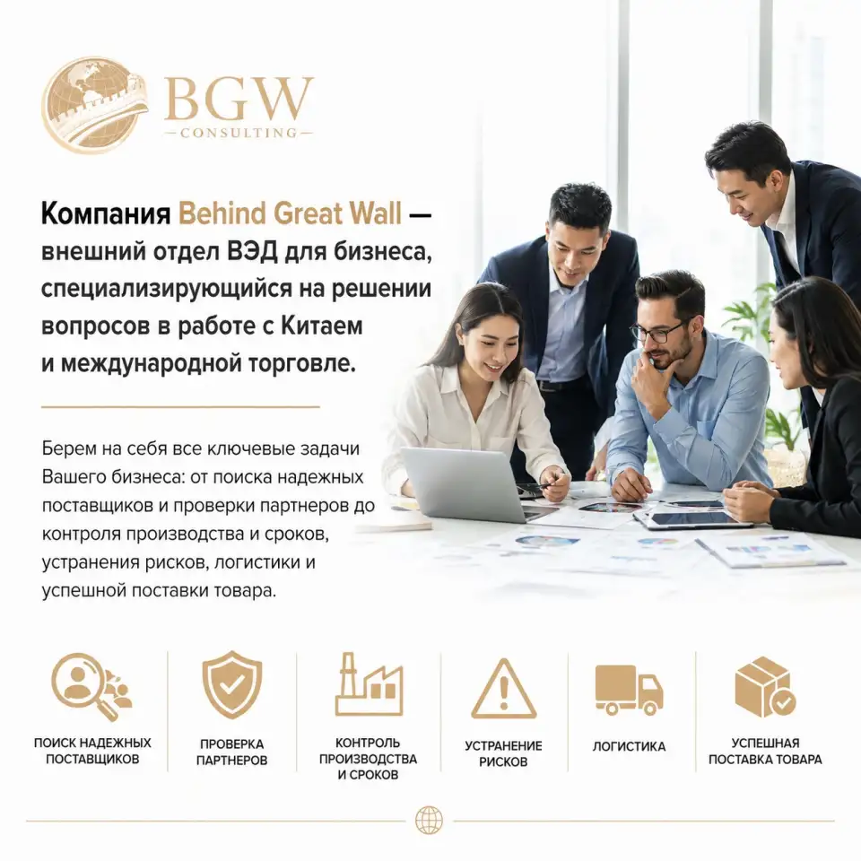 Компания Behind Great Wall услуги отдел ВЭД в аренду, фотография 1
