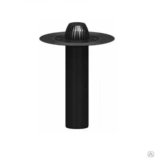 Воронка кровельная PLASTFOIL VORTEX D160 мм, длина 350-450 мм, фотография 2