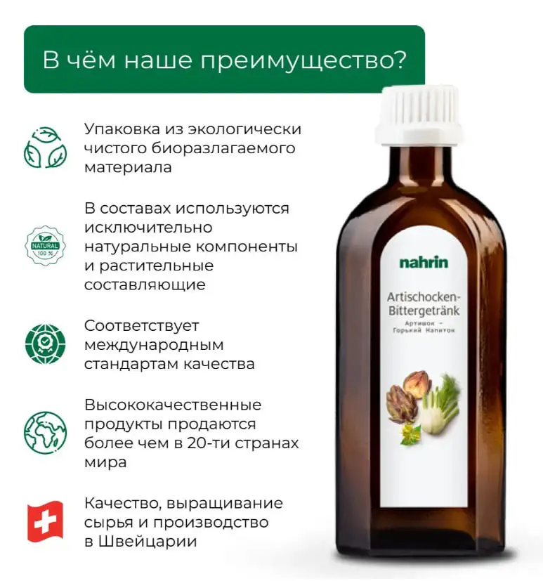Артишок Горький Swiss Nahrin, Швейцария, фотография 11
