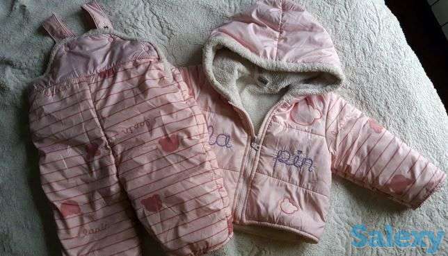 Зимняя двойка. Комбинезон+Куртка для девочки. Турция., фотография 1