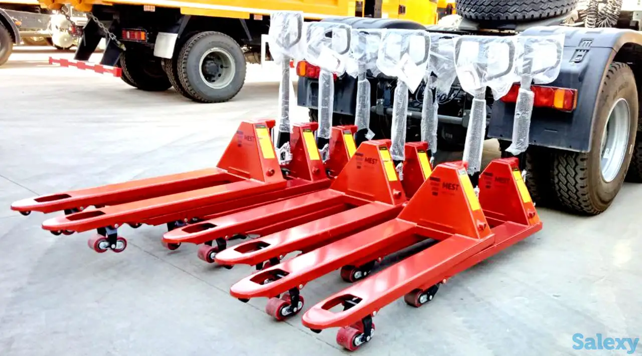 Гидравлическая тележка купить в Ташкенте (РОХЛЯ ТРАНСПАЛЕТ), фотография 3