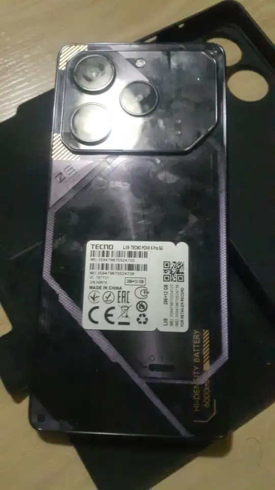 Продам техно пова 6 про 5g за 3300000 сум ., фотография 1