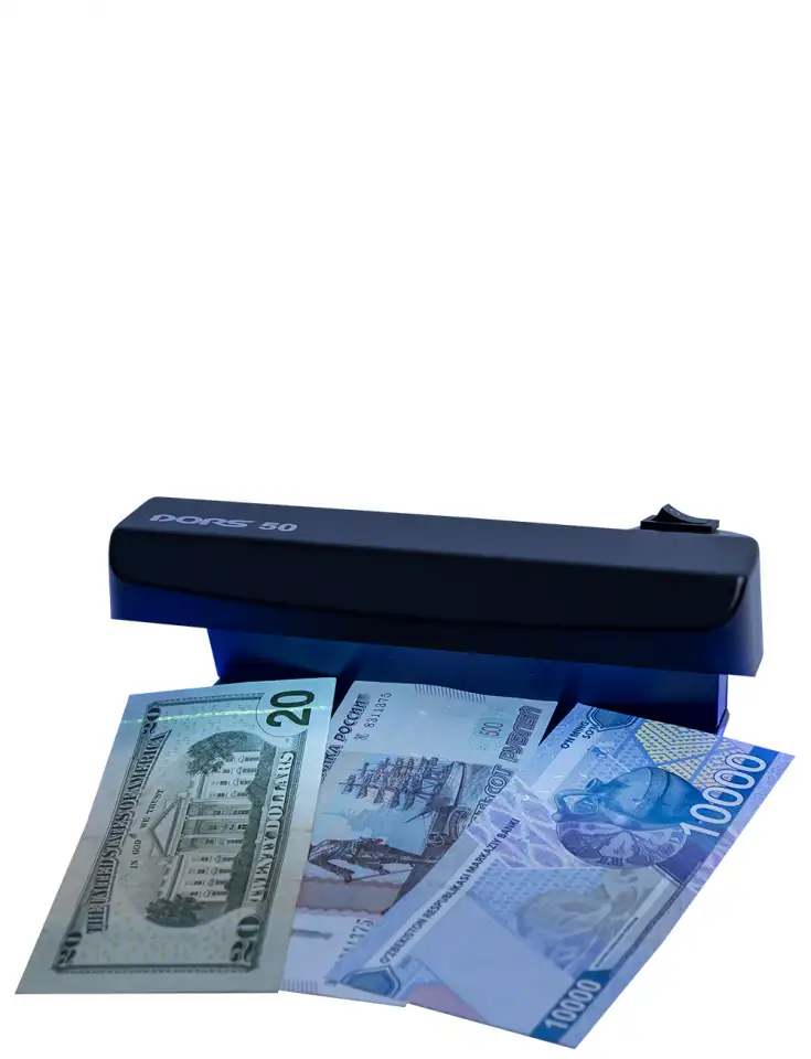 DORS 50 черный - ультрафиолетовый детектор банкнот, фотография 1