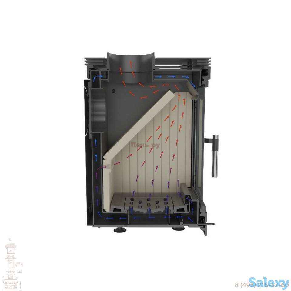 Топка-камин koza k 5 kratki в Ташкенте, Узбекистане камин, топка, pech, kamin, ideasvet, фотография 3