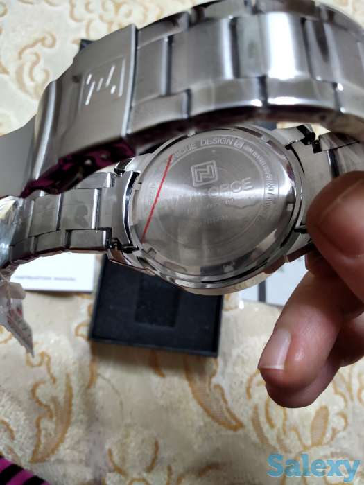 Мужские часы naviforce Топ люксовый бренд модные водонепроницаемые кварцевые, фотография 2