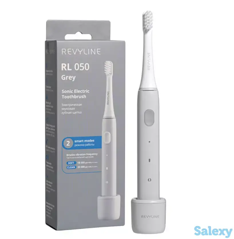 Серая звуковая щетка Revyline RL 050 по демократичной цене, фотография 1