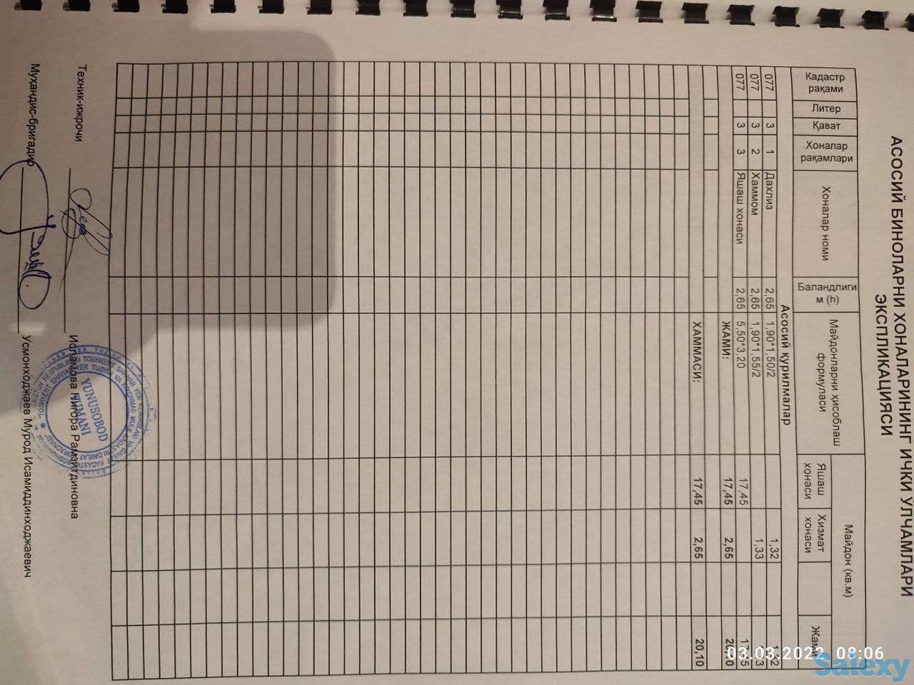 Бодомзор. 1/3/4 20 м2. Бывшое общежитие. Своя Юнусабадский район .1/3/4 20 м2. Ремонт средний. Ориентир Мечеть Бадамзар., фотография 5