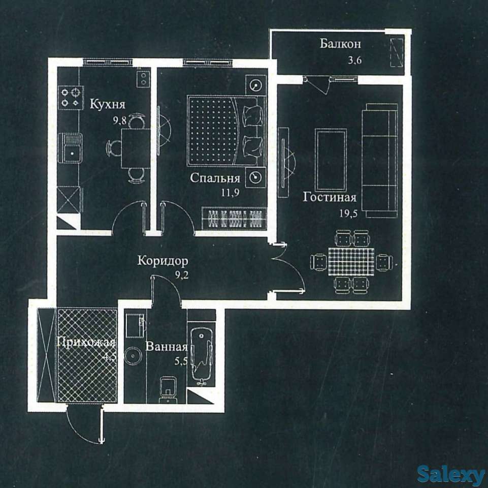 2 комн. квартира в новостройке, фотография 2