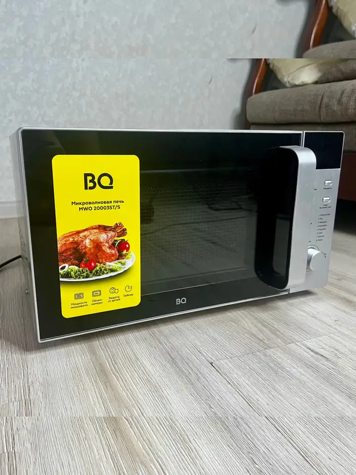 Микроволновка BQ MWO-20003STS  как новая!, фотография 2