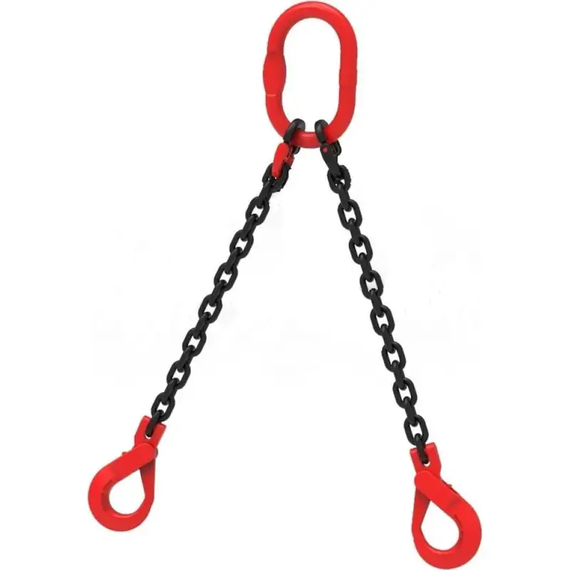 Стропы цепные Груз.: 1-85 кг, Разм. звена: 10х30; 12; 13х39; 13х48...мм, L: 0,33-20 м, фотография 1
