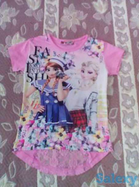 Продам футболку Анна и Эльза, фотография 1