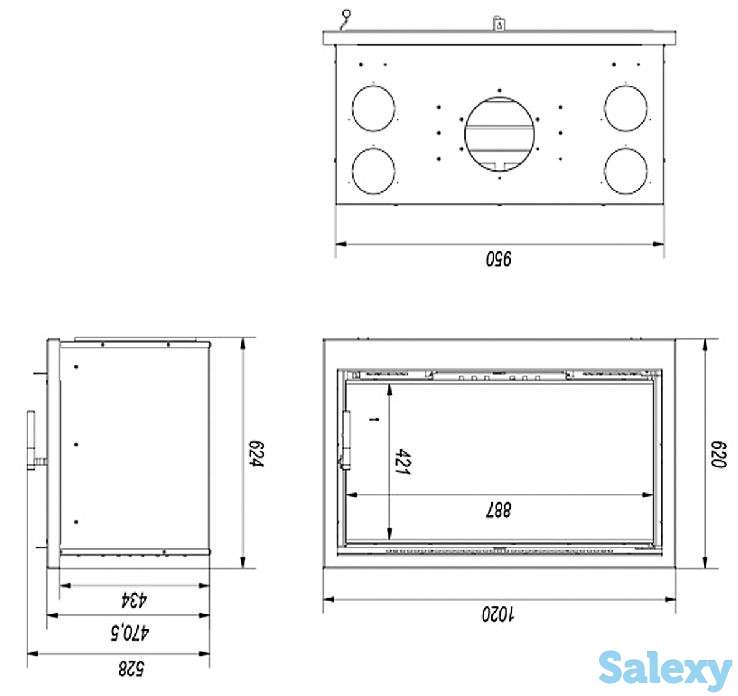Стальной камин kaseta arke 95 на 140 км² в Ташкенте, Узбекистане камин, топка, pech, kamin, ideasvet, фотография 6