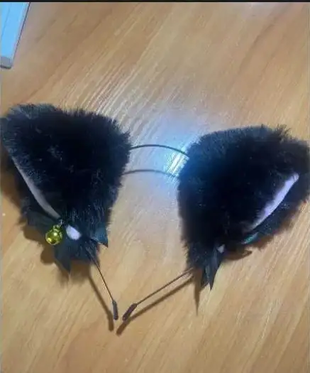 Аниме ободок ушки кошки, фотография 1