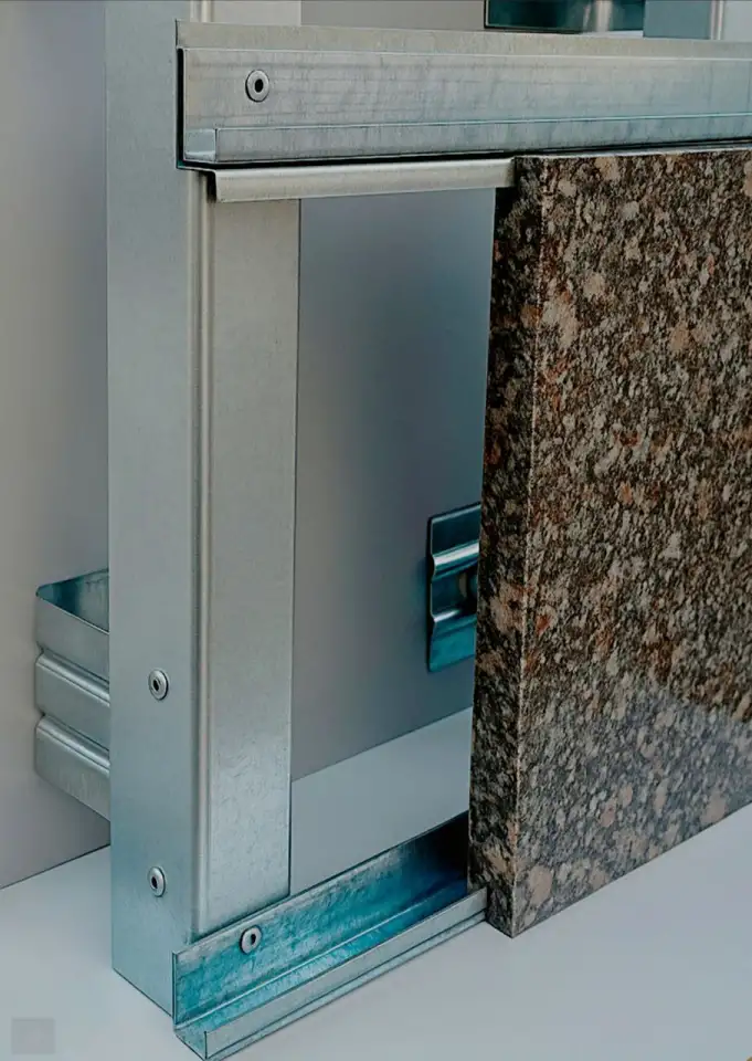 Вентилируемые фасадные системы клямер профиль кронштейн, фотография 5