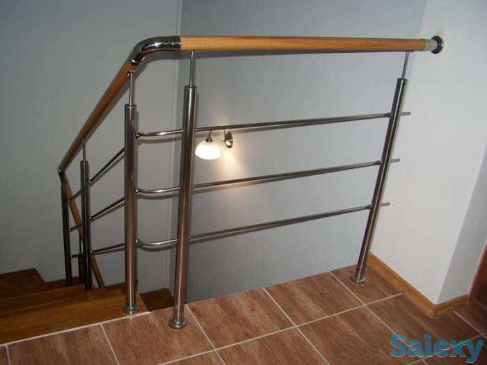 Перила,ограждение для лестниц из нержавеющей стали, фотография 8