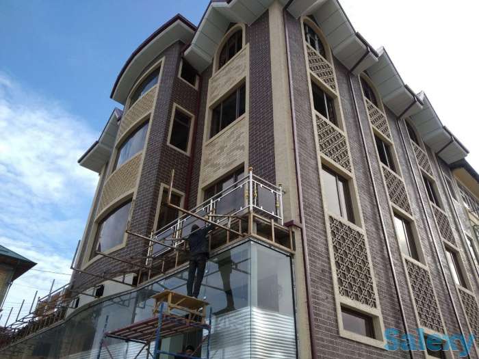 Травертин, фасадные работы, декор, лепка. Все виды фасадных работ, фотография 2